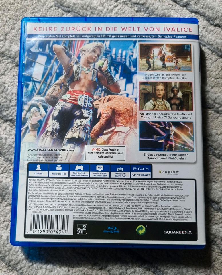 Final Fantasy XII / 12 Playstation 4 PS4 in Kiel