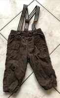 Hose Cordhose mit Hosenträgern leicht gefüttert C&A Gr. 74 Schleswig-Holstein - Kellinghusen Vorschau