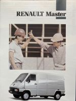 Prospekt Renault Master von 07/1991 Nordrhein-Westfalen - Mettmann Vorschau