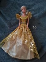Barbiekleid in Gold rosa blau Brandenburg - Kleinmachnow Vorschau