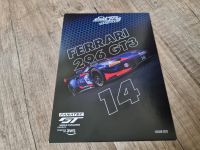 Autogrammkarte KONSTA LAPPALAINEN GTWC 2023 Ferrari Motorsport Sachsen - Chemnitz Vorschau