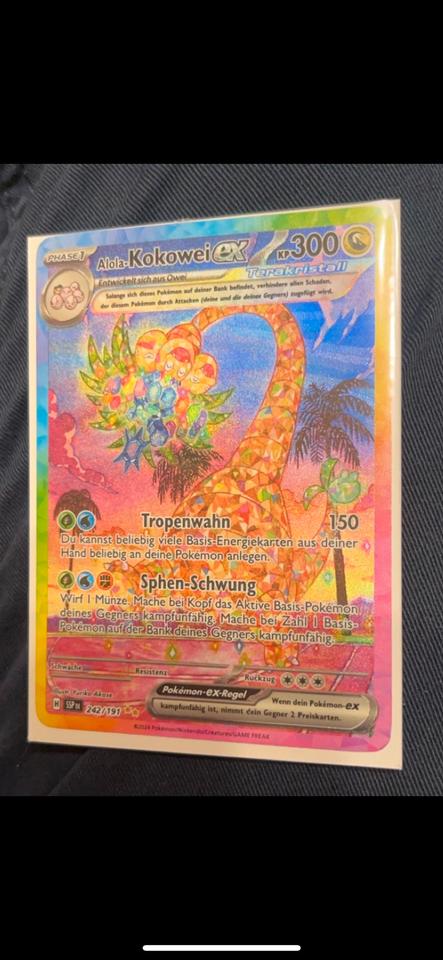 Pokémon Karte-Alola-Kokowei (SSP) 241/191 Terakristall-Deitsch in Kassel