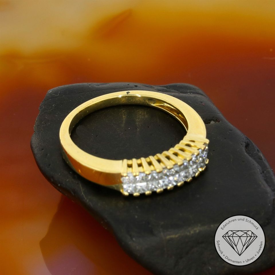 M*178746 Wert 2.600,- Diamant Damen Ring 750 / 18 Karat Gold xxyy in Essen