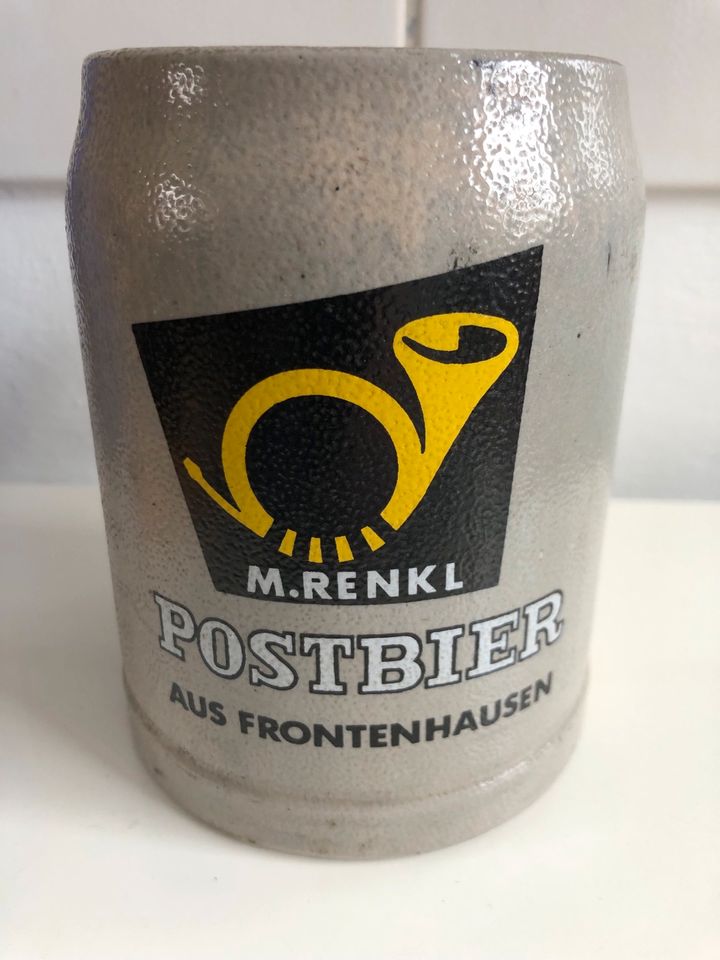 Alter Bierkrug O,5 L Postbier, Frontenhausen! in Landshut