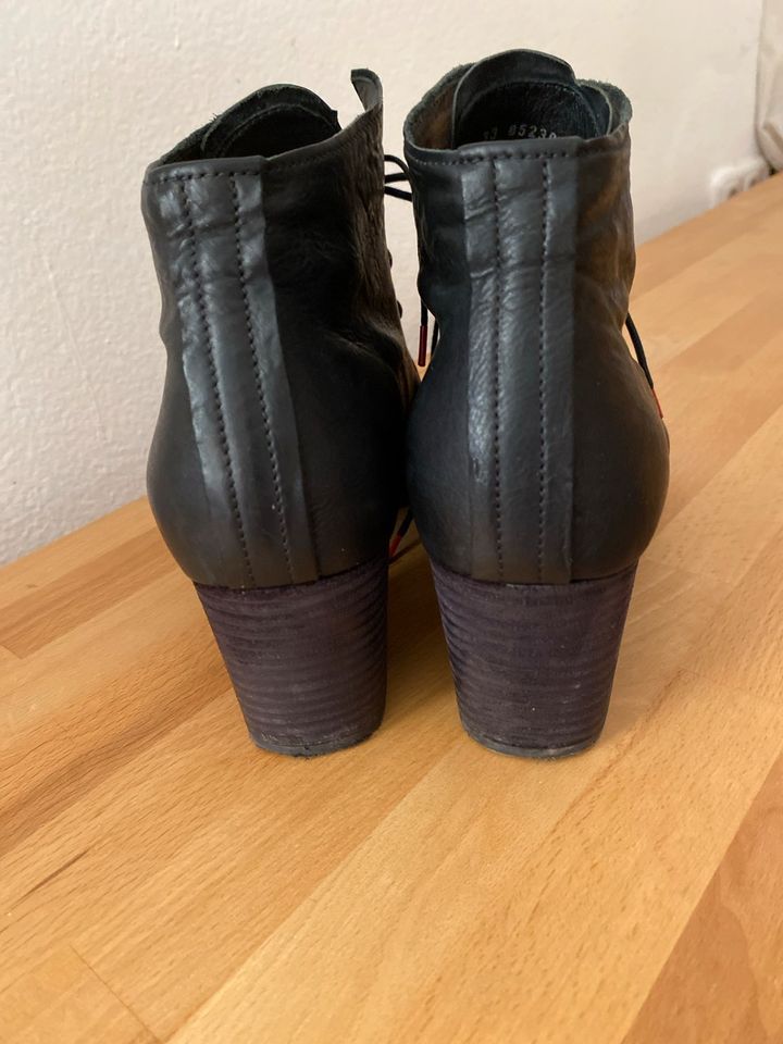 Think Ankle Boot Stiefelette Leder Schwarz 40,5 in Ruhstorf an der Rott