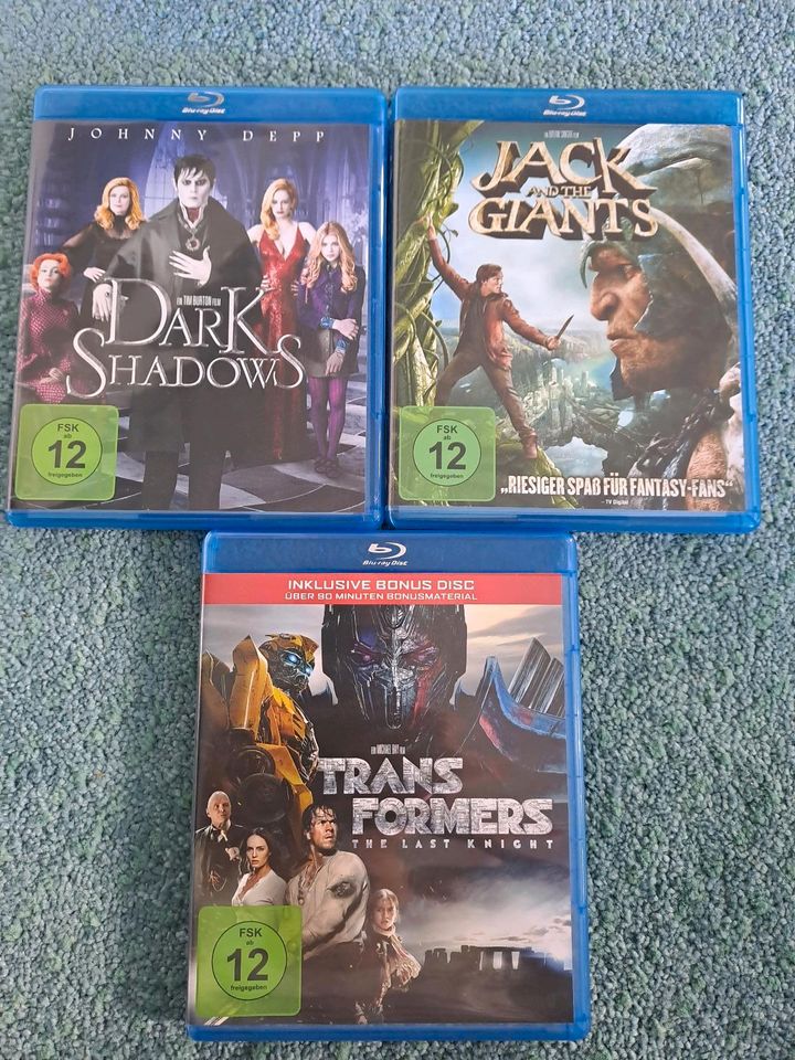 Verschiedene Blu-Rays in Ebern