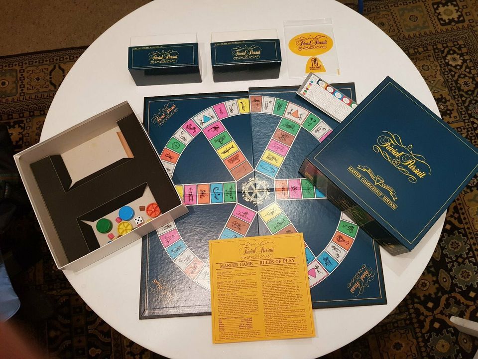 Trivial Pursuit Vintage Master Game Genus Edition 80er in Laer