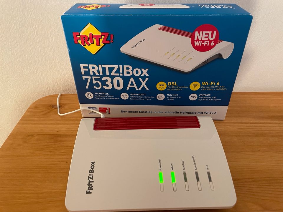 FRITZ!Box 7530 AX DSL WI-FI 6 wie neu in München