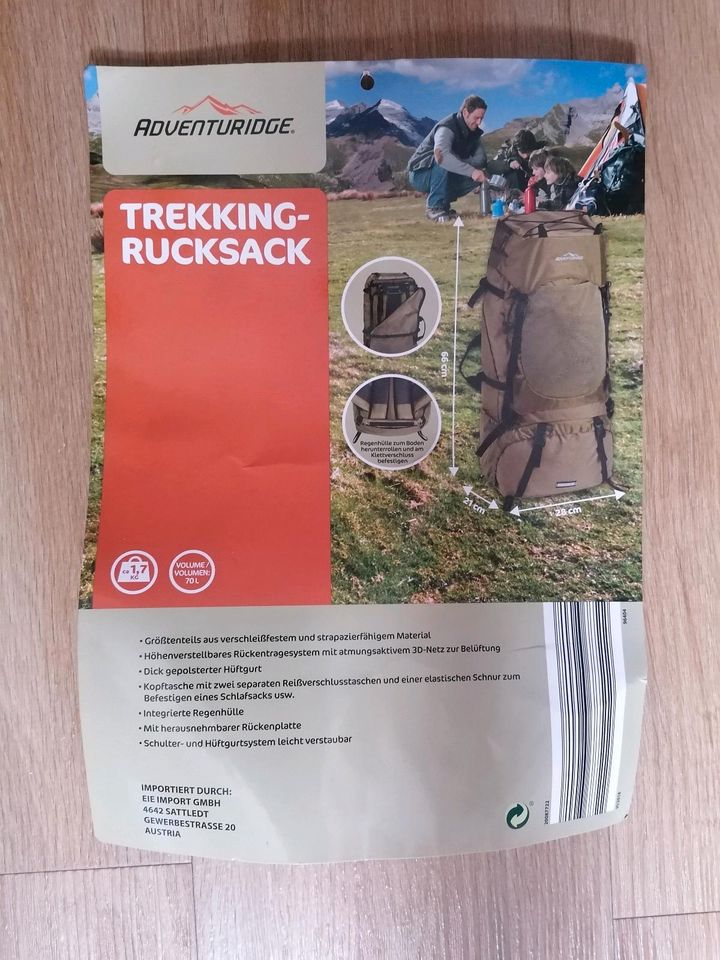 Trekking Rucksack, leicht, 70 l, Neu. Nur Abholung in Neu-Bamberg
