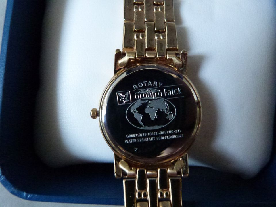 Armbanduhr Rotary Edelstahl vergoldet in Berlin