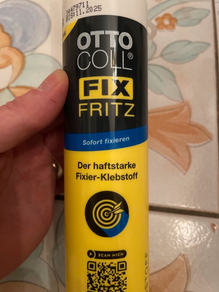 Fix Fritz Otto Coll Hartstarke Kleberstoff in Haar