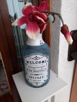 Vase, Shabby mit Magnolienblüte ❣️ Hessen - Schlüchtern Vorschau