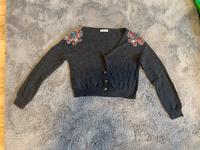 Promod Strickjacke Stickerei dunkelgrau Hessen - Butzbach Vorschau