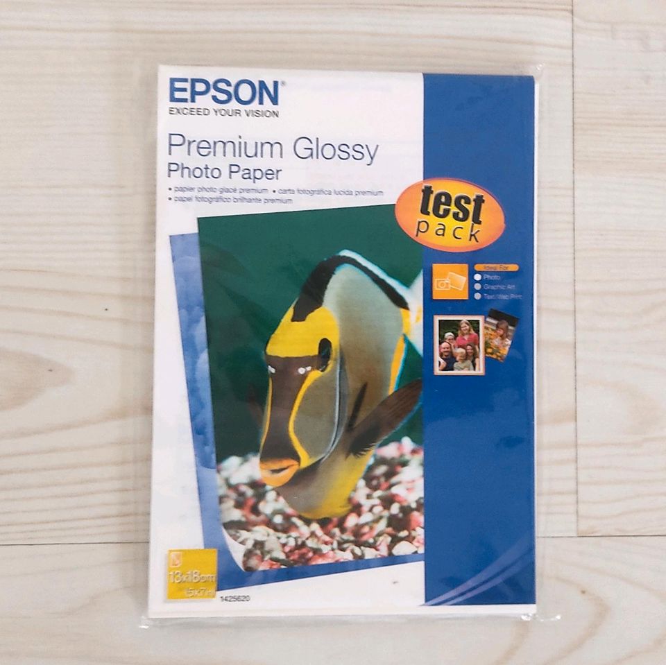 10 Blatt Epson Premium Glossy Photo Paper Fotopapier 13x18 in München