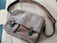 BERBA Leder-Umhängetasche Handtasche Laptop Bag Braun Nordrhein-Westfalen - Beckum Vorschau