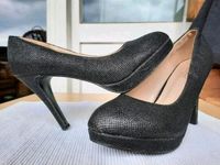 Glitzer Pumps Gr 39 Plateau High Heels Pfennig Absatz Schuhe Düsseldorf - Gerresheim Vorschau