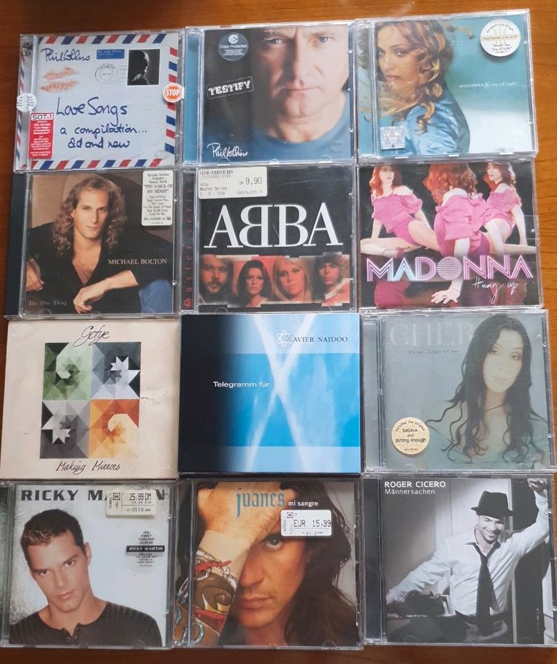 Musik CDs, diverse Phil Collins, Madonna, Michael Buble, etc in Memmingen