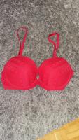 H&M Damen Spitzen Push up BH Gr. 75C Soft Cups, Bügel,  Fb. rot Baden-Württemberg - Mühlhausen Vorschau