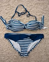 Bikini Neu blau gestreift Gr. S Brandenburg - Panketal Vorschau