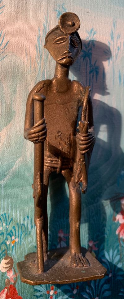 Handgefertigte Figur aus Messing in Heilsbronn