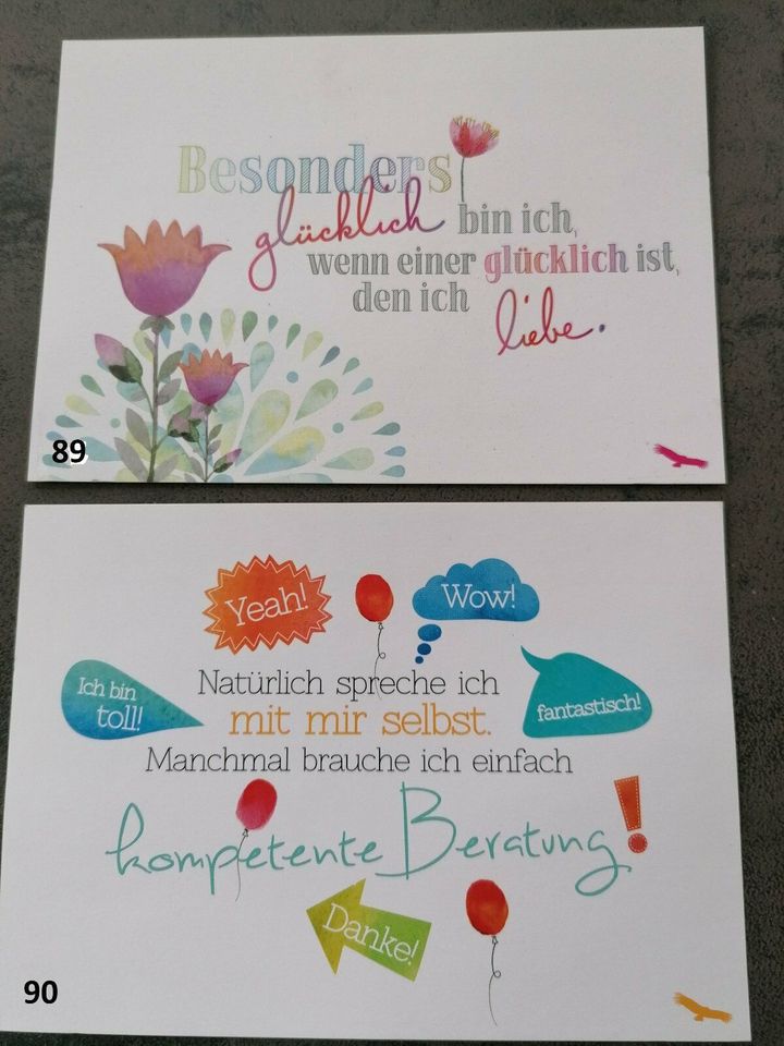 Postkarten Karten Ausverkauf 0,70 € Stück Anzeige 3 in Unterthingau
