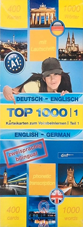 Top 1000 Teil 1 & 2: Englisch-Deutsch:1000 Karteikan in Berlin