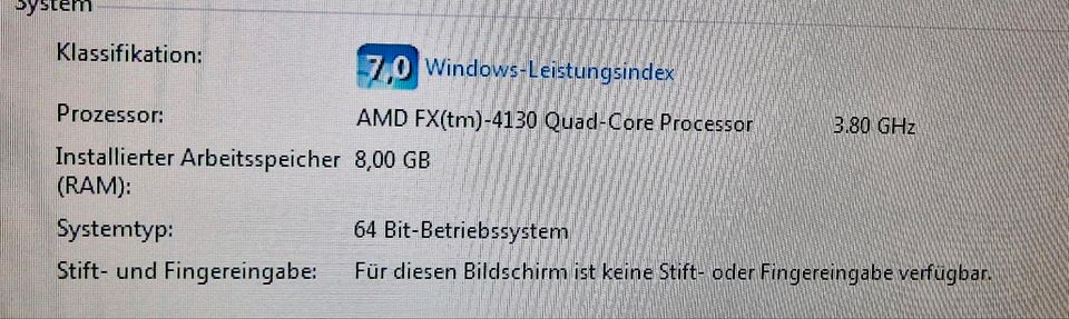 Gaming PC + Monitor 24 Zoll in Schwerin