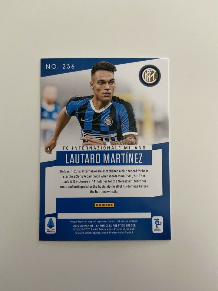 Panini Chronicles Lautaro Martínez 236 in Miltenberg