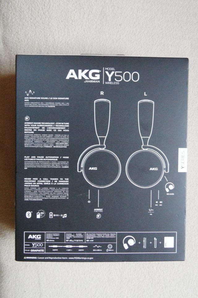 AKG Y500 Wireless Bluetooth Kopfhörer *Neu in Lünen