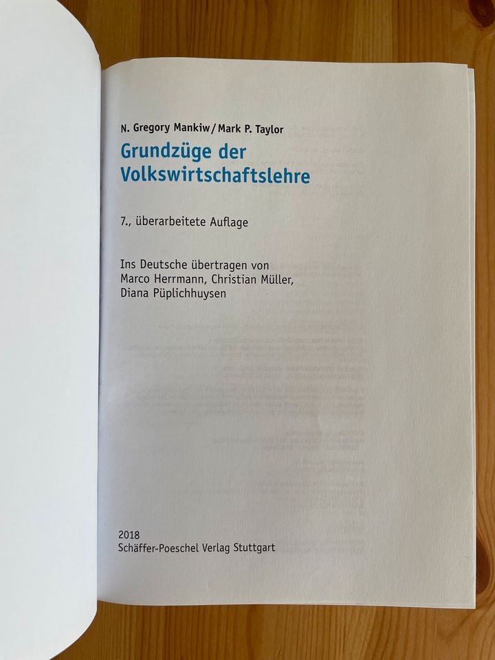 Grundzüge der Volkswirtschaftslehre | Mankiw, Taylor in Centrum