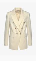 Damen Blazer Ecru Creme Gr 46 Lascana Reversekragen Süd - Niederrad Vorschau