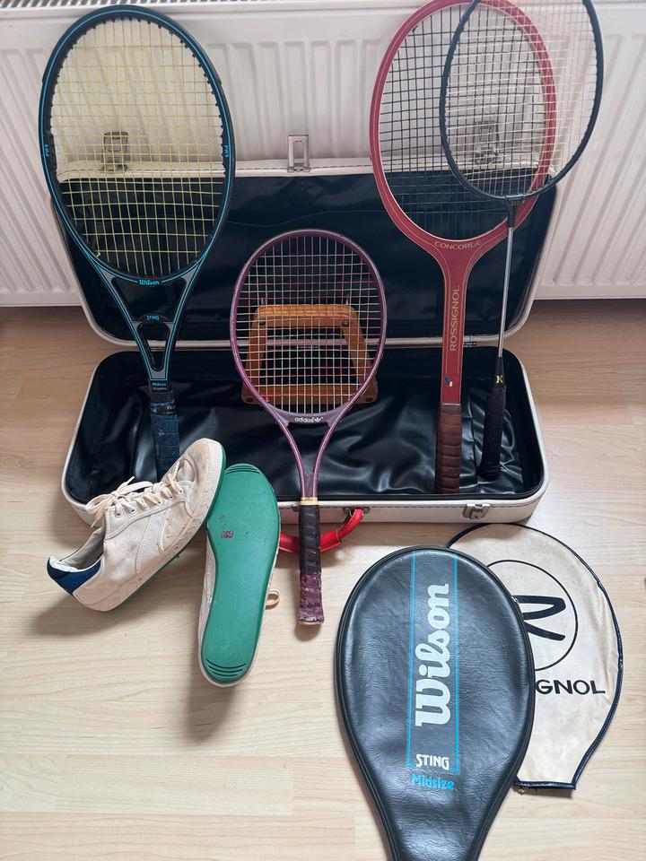 Adidas Tennis Retro SET Tasche Koffer Sammler