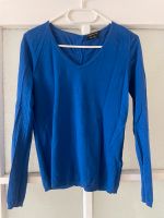 Pullover blau Massimo Dutti S mit Seide und raffiniertem Rücken München - Schwabing-West Vorschau