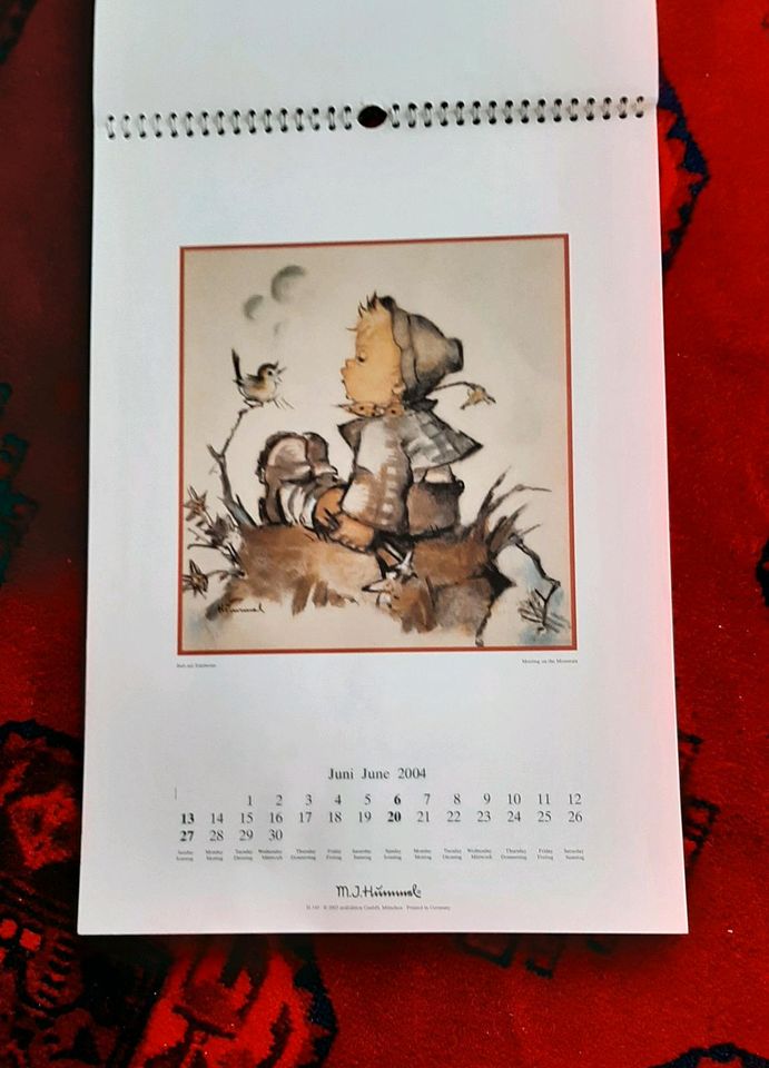 Kalender 2004, Hummel, M.J.Hummel, arsEdition in Zimmern ob Rottweil