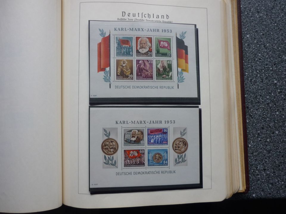 Briefmarkensammlung aus Nachlass  hauptsächlich DDR, in Bielefeld