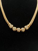 Halskette, Diamant, Halskette, Goldkette, Gold Halskette,Gold,585 Nordrhein-Westfalen - Paderborn Vorschau