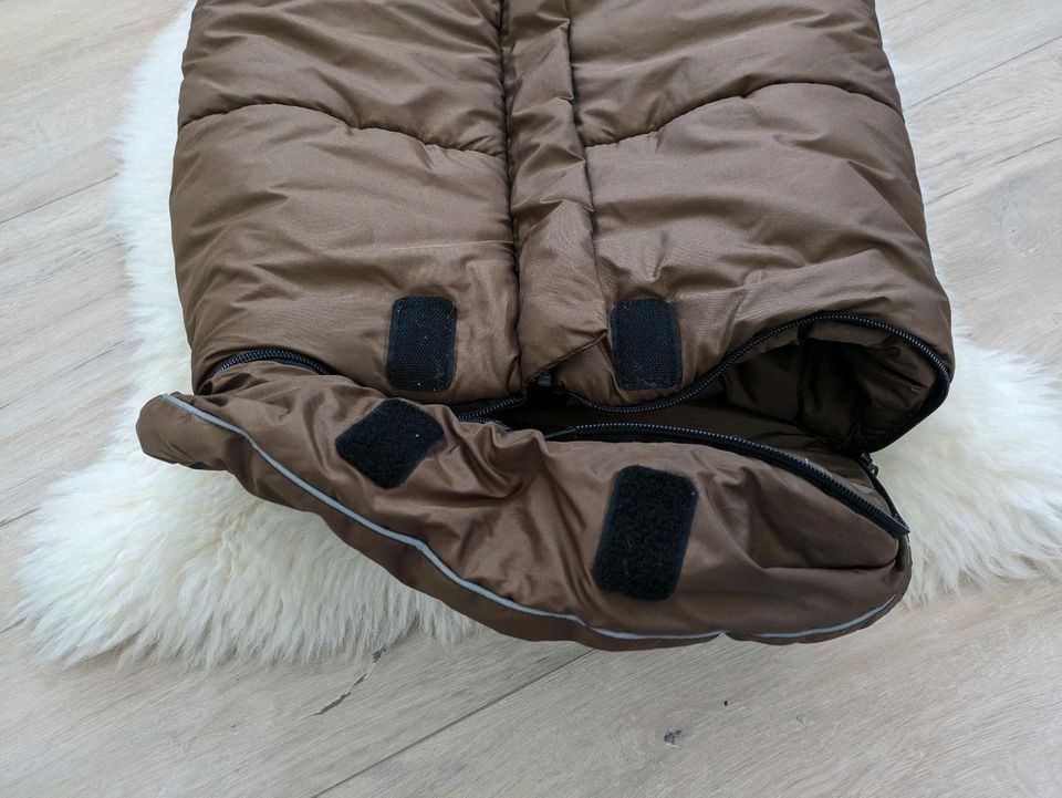 Winterfußsack Kaiser IGLU Thermofleece braun Kinderwagen/Buggy in Großbettlingen