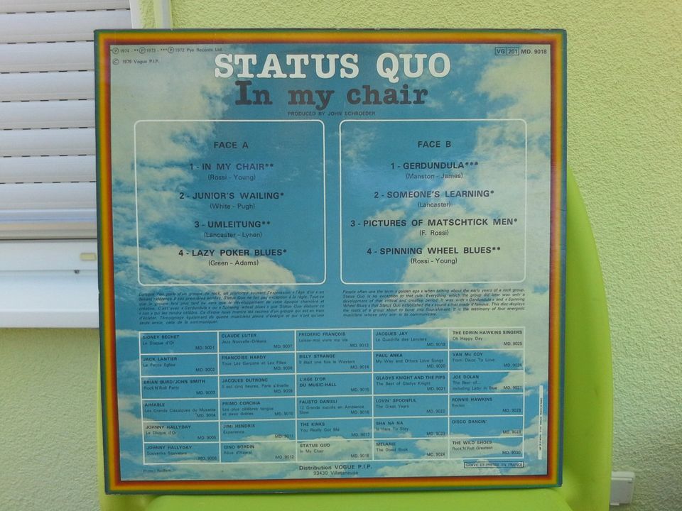 Status Quo - In my Chair (Schallplatte) in Bad Kissingen