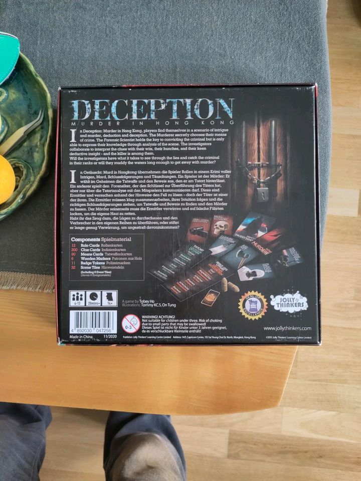 Deception Murder in Hongkong Brettspiel Gesellschaftsspiel in Leipzig