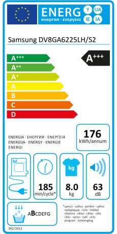 SAMSUNG DV8GA6225LH/ S2 Wär­me­pum­pen­trock­ner (8 kg, A+++) in Hannover