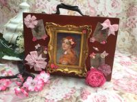 Vintage HOLZKOFFER Nostalgie DEKOKOFFER Shabby BROCANTE Baden-Württemberg - Kirchheim unter Teck Vorschau