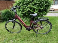 E-Bike Saxonette Premium Plus  Bordeauxrot Bayern - Nabburg Vorschau