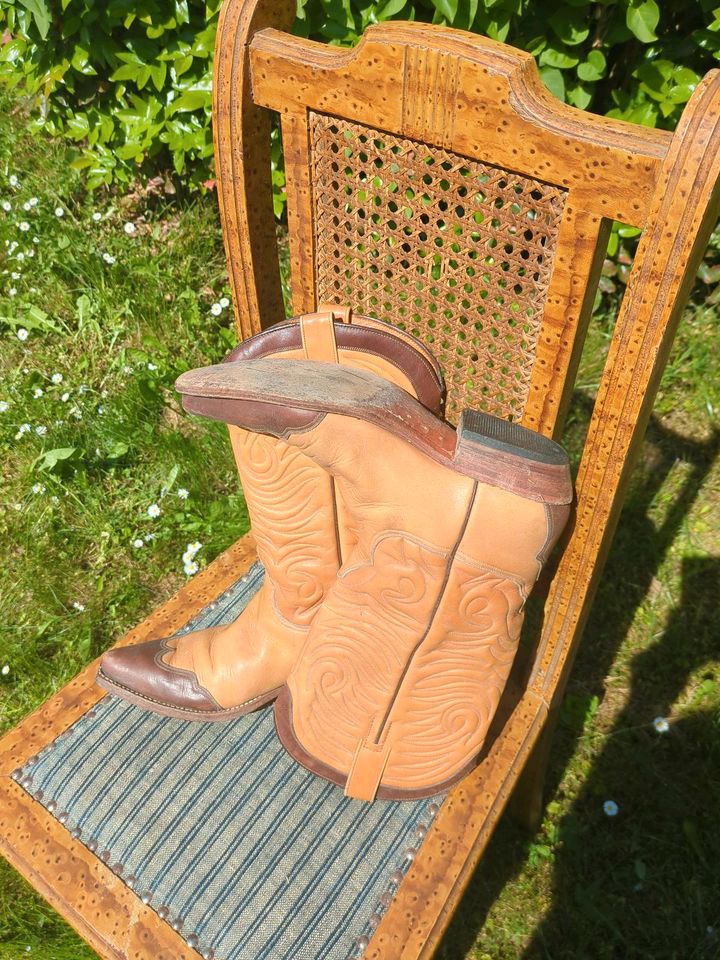 Damen Westernboots Westernstiefel Gr.39 alles Leder in Moringen