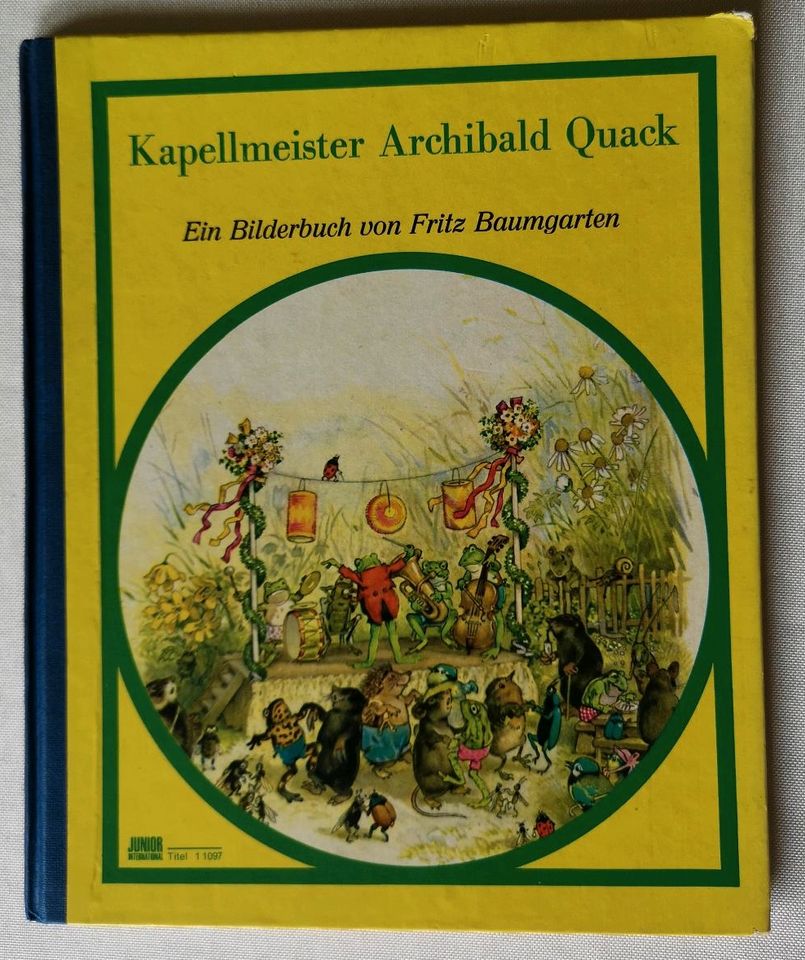 Fritz Baumgarten - Kapellmeister Archibald Quack. 1970, Rarität! in Bad Urach