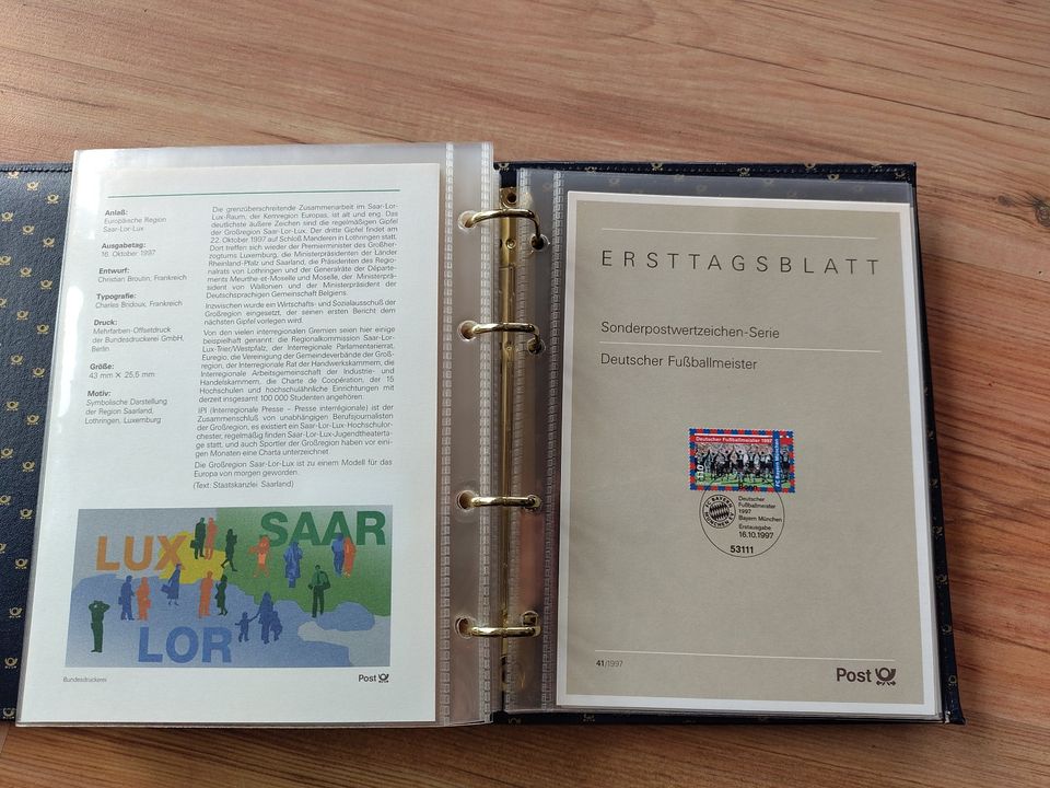 Briefmarkenalbum Ersttagsblätter 1998 Deutschland Ersttagsblatt in Wildberg