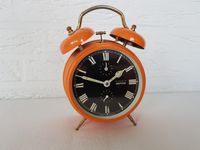 Kienzle Boutique Glocken-Wecker Retro Vintage 1960er 70er orange Kiel - Hassee-Vieburg Vorschau