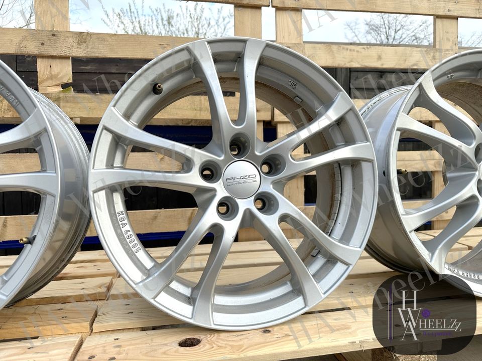 SUPER ZUSTAND ➡️ ANZIO 17 Zoll Alufelgen 5x112 ET42 Felgen ➡️ Mercedes E W211 W212 CLA A B W177 VW Caddy Tiguan Passat B5 B8 CC Audi A4 B6 B7 Q2 TT Q3 Seat Leon Ateca Exeo Skoda Kodiaq Superb Octavia in Bünde