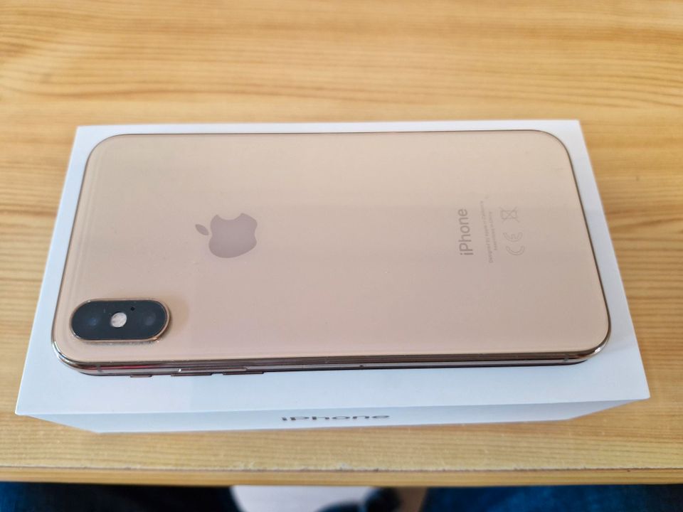 Apple iPhone Xs, Gold, 64GB in Hirschberg a.d. Bergstr.