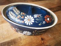 Handgefertigter Vintage-Keramiktopf mit Deckel, bemalt mit dunkel Niedersachsen - Göttingen Vorschau