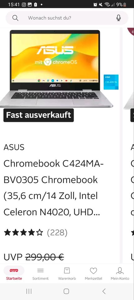 Asus chromebook c424ma in Grefrath